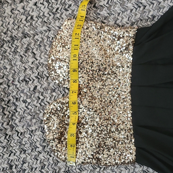XTAREN SEQUIN GOLD AN BLACK MINI DRESS - Picture 7 of 10